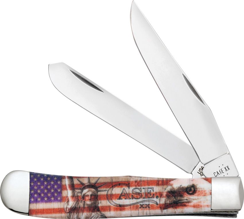 Case XX Cutlery Trapper Patriotic
