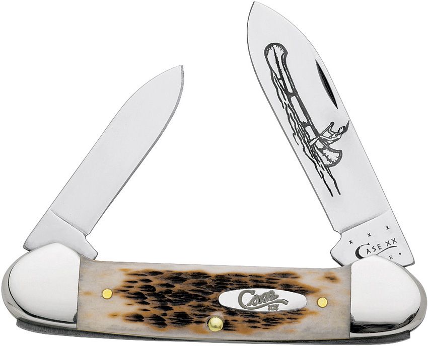 Case xx Canoe Amber Bone