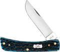Case xx Pocket Worn Mediterranean Blue Bone Peach Seed Jig Sod Buster Jr