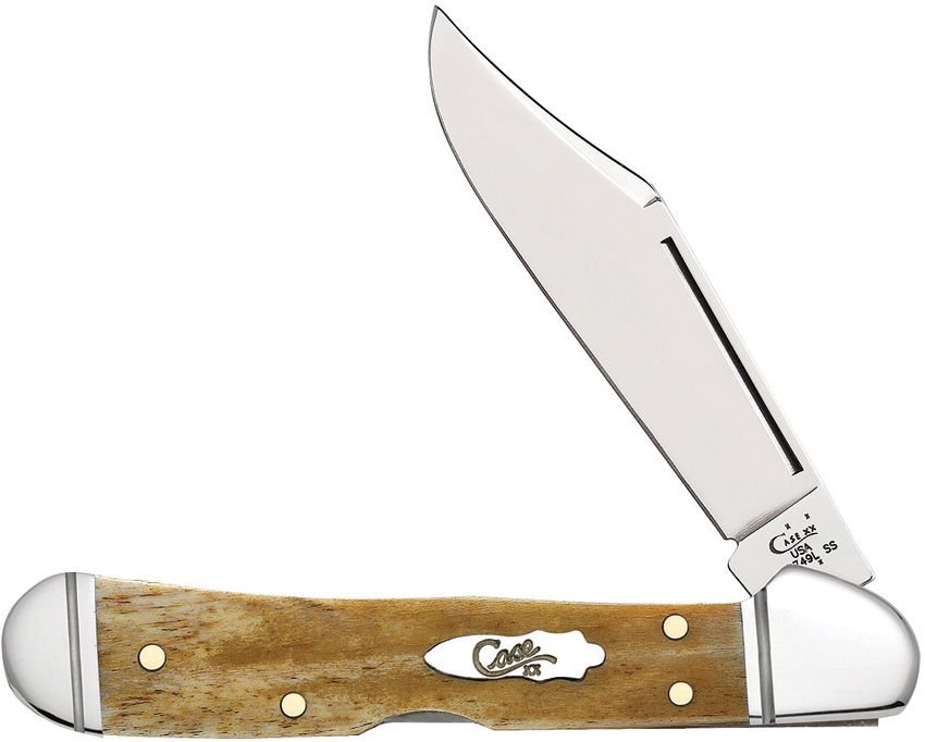Case xx Antique Bone Smooth Mini Copperlock