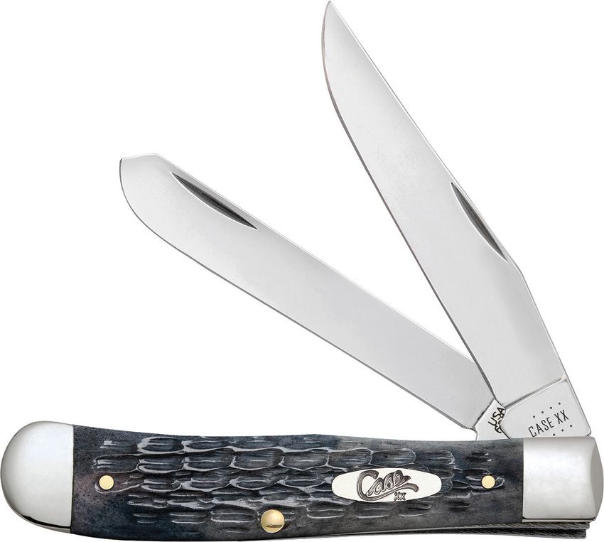 Case xx Pocket Worn Grey Bone Crandall Jig Trapper