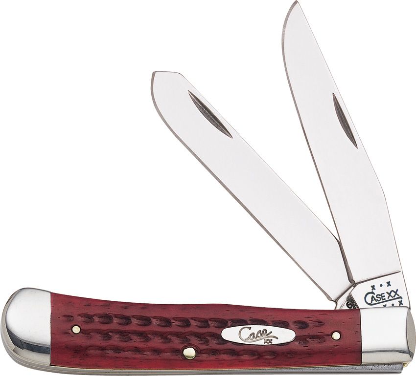 Case xx Trapper Red Pocket Worn