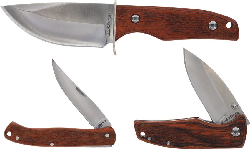 Uncle Henry Fixed/ Folder Set Sheath Included