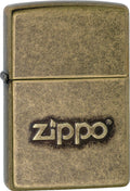 Zippo Lighter Antique Brass Stamp