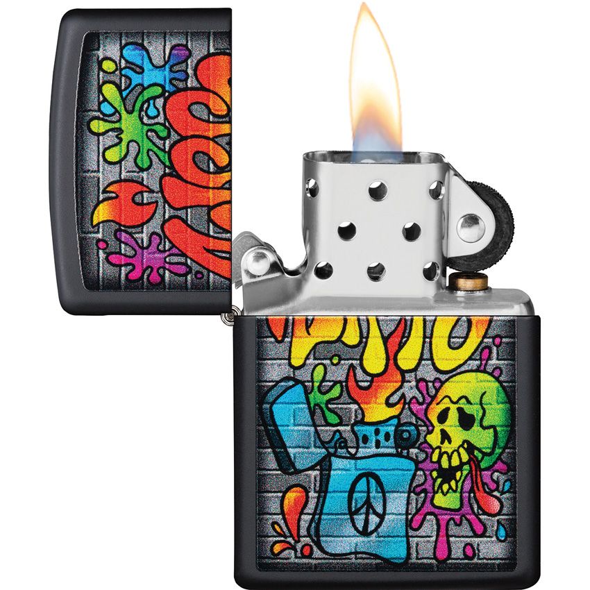 Zippo Lighter Street Art