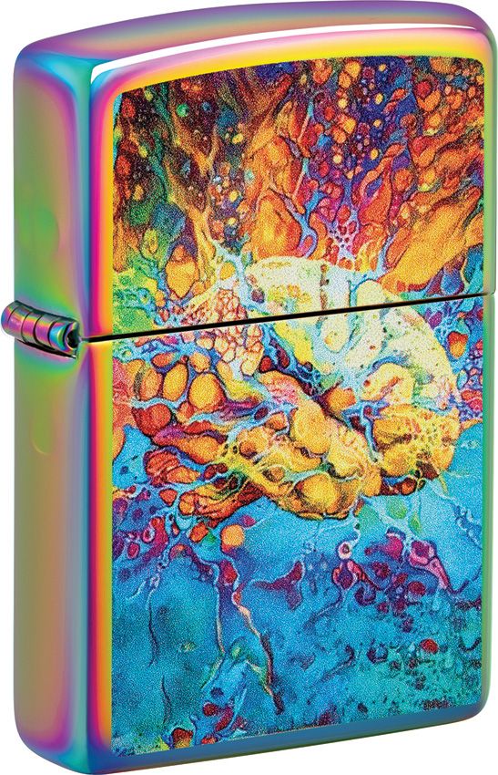 Zippo Lighter Psychedelic Brain