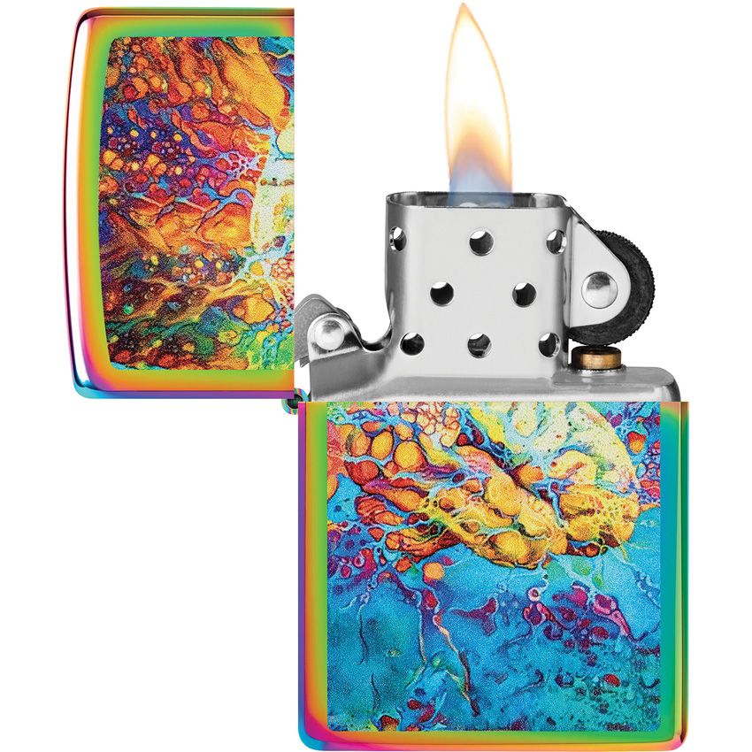 Zippo Lighter Psychedelic Brain