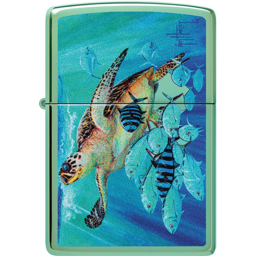 Zippo Lighter Sea Turtle